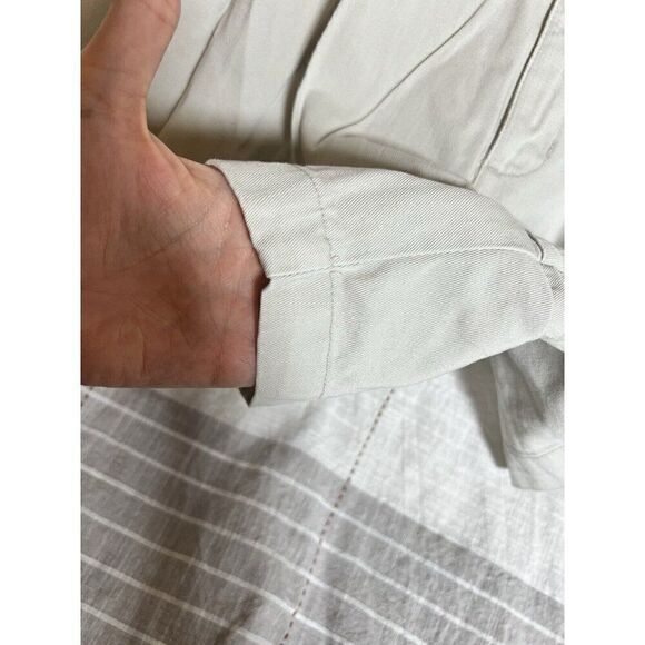 Vintage GAP Khaki Pleated Chino Regular Fit Cotton Shorts Adult Size 32. Hh - Picture 3 of 6